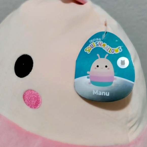 XL 16" Manu SQUISHMALLOWS MANU The Caterpillar PLUSH Rare - Picture 2 of 7